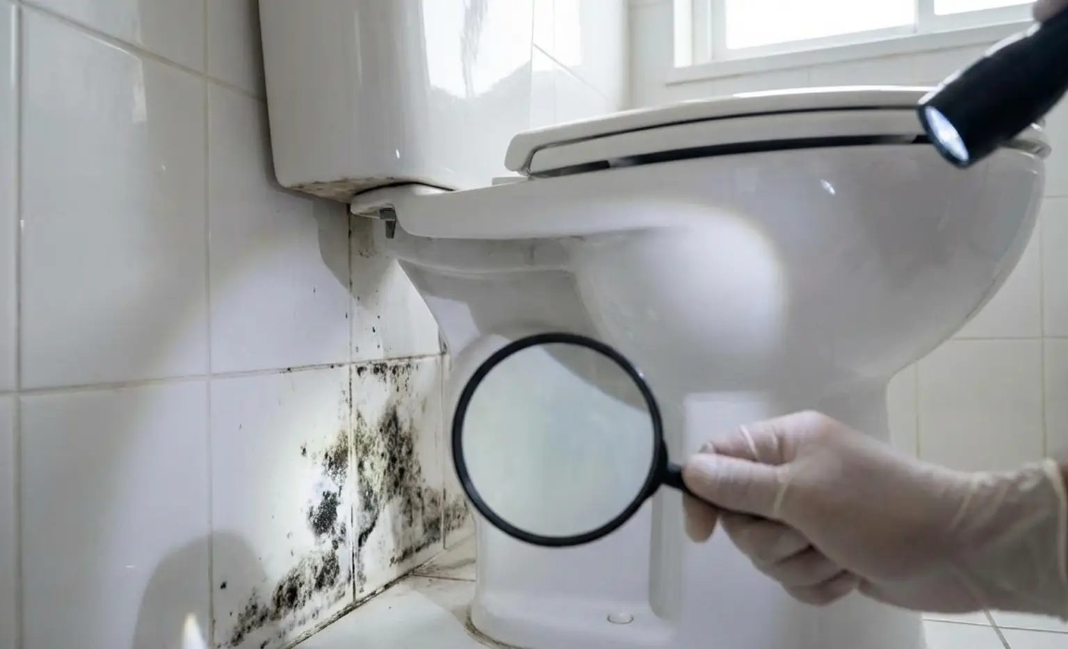 Black Mold in Bathroom