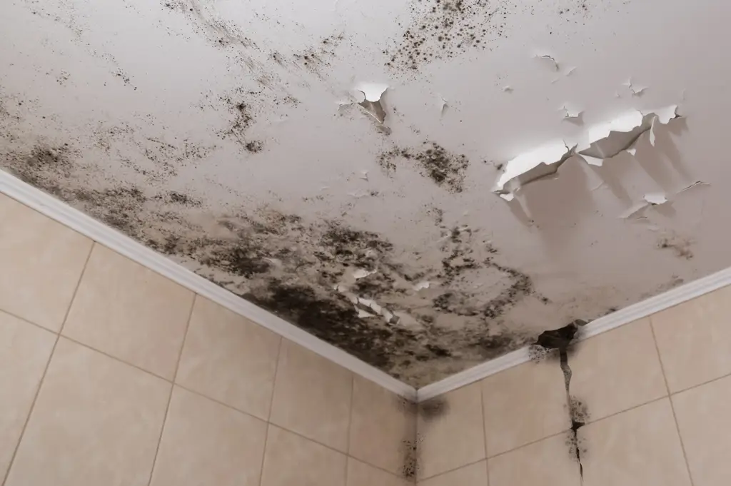 Mold from unattended water damage