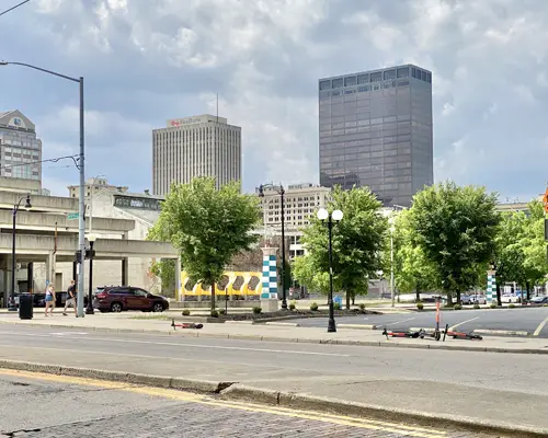 View of downtown Dayton Oh