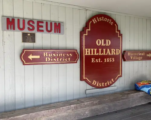 Hillard historic area.