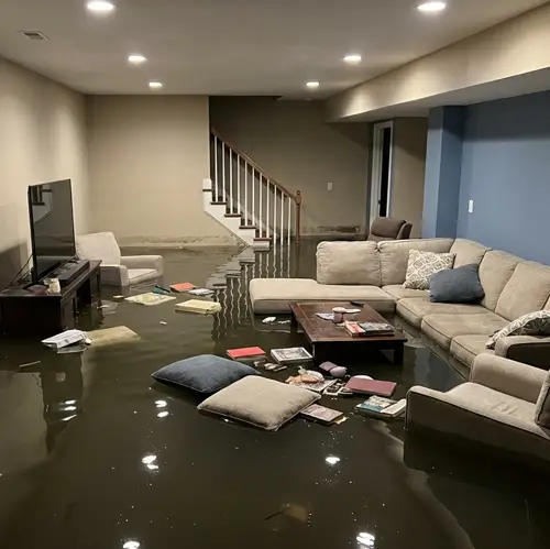 Basement flooding.