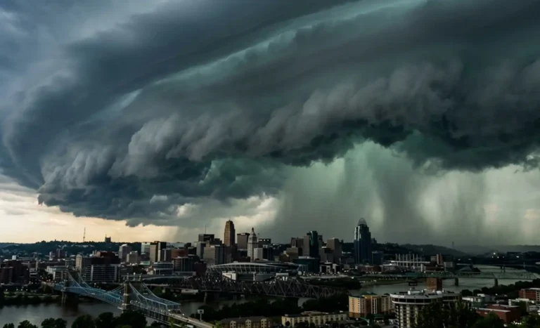 Thunderstorm over Cincinnati