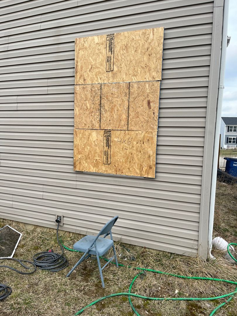 Board up window