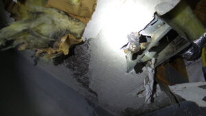 Bathroom Fire Damage